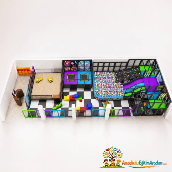 100-150 m² Arası Soft Play Oyun Alanı ve Kapalı Oyun Parkı