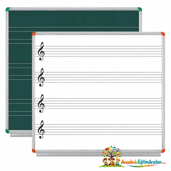 Nota Çizgili Manyetik Müzik Yazı Tahtası