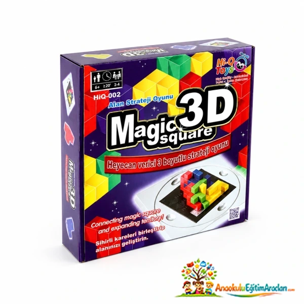 3D Magic Square Sihirli Küpler – Çok Oyunculu Strateji ve Zeka Oyunu