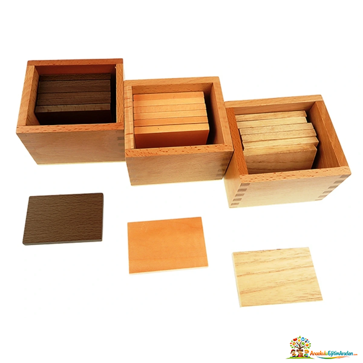Montessori Ağırlık Tablaları – 18’li Ağırlık Duyu Materyali AGT-846