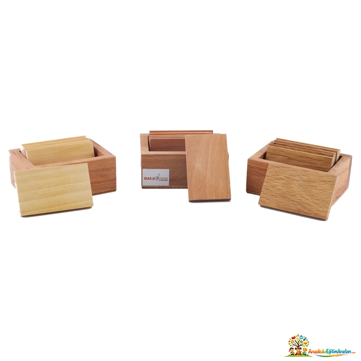 Montessori Ağırlık Tablaları – 18’li Ağırlık Duyu Materyali AGT-846