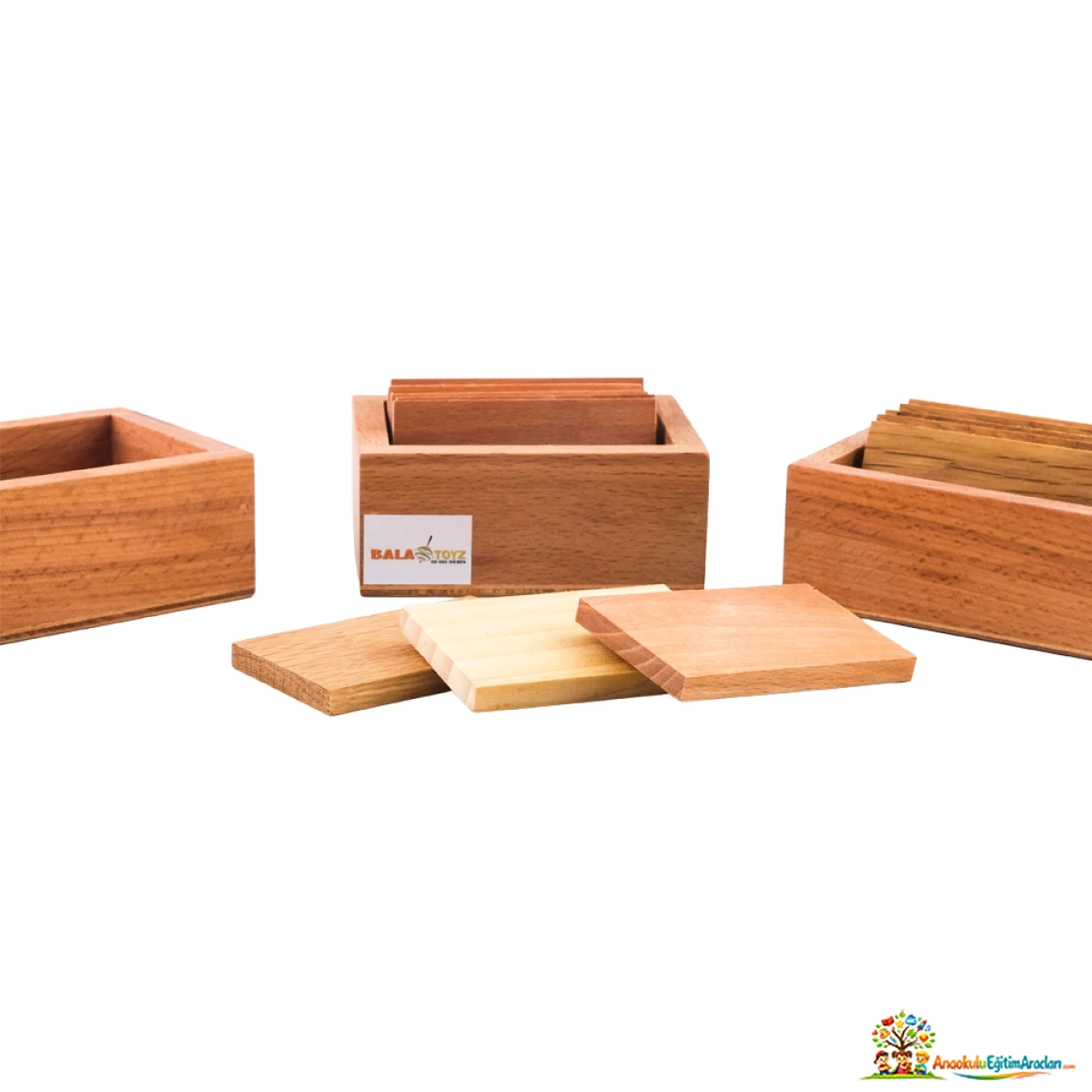 Montessori Ağırlık Tablaları – 18’li Ağırlık Duyu Materyali AGT-846