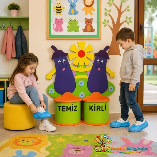 Ahşap Anaokulu Galoşluk Ünitesi