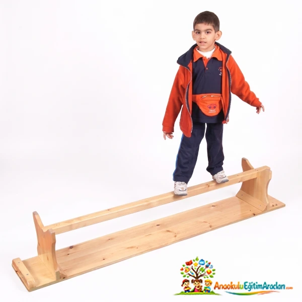 Ahşap Denge Tahtası – Çocuk Koordinasyon ve Denge Ekipmanı