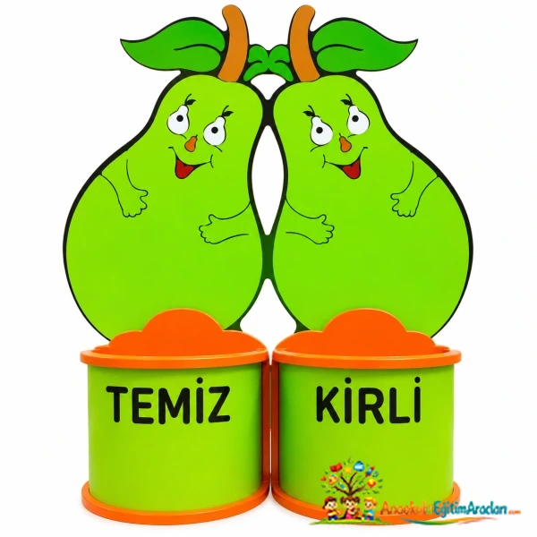 Armut Figürlü Ahşap Galoşluk
