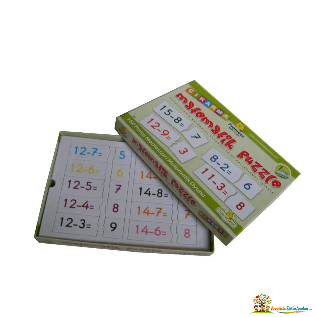Çıkarma Kutusu Bulmaca – 1’den 20’ye İşlem Sonuç Eşleştirme Puzzle CKC-618