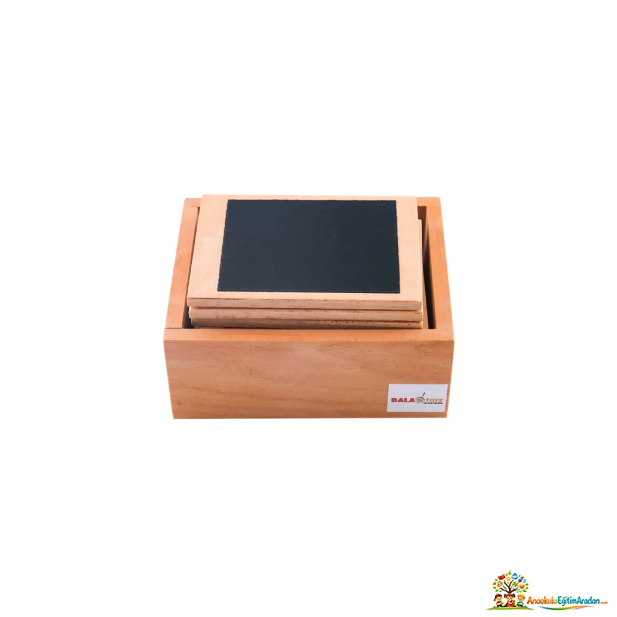 Montessori Dereceli Dokunma Tablacıkları – Dokunsal Duyu Materyali DDT-684