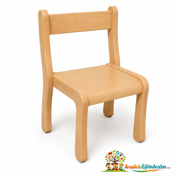Ergonomik Kontra Ahşap Çocuk Sandalyesi