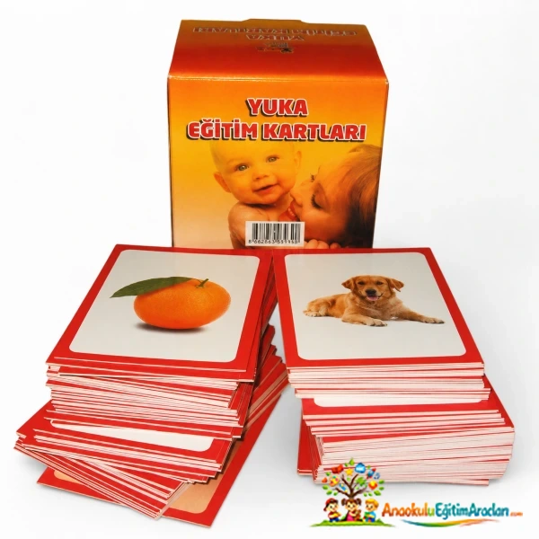 Eşleme Eğitim Kartları 100 Parça – 15 Ay+ Dikkat ve Öğrenme Seti