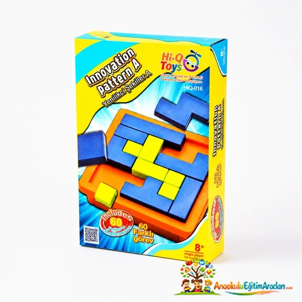 Innovation Pattern A 13x13 cm Yenilikçi Şekiller Zeka Oyunu