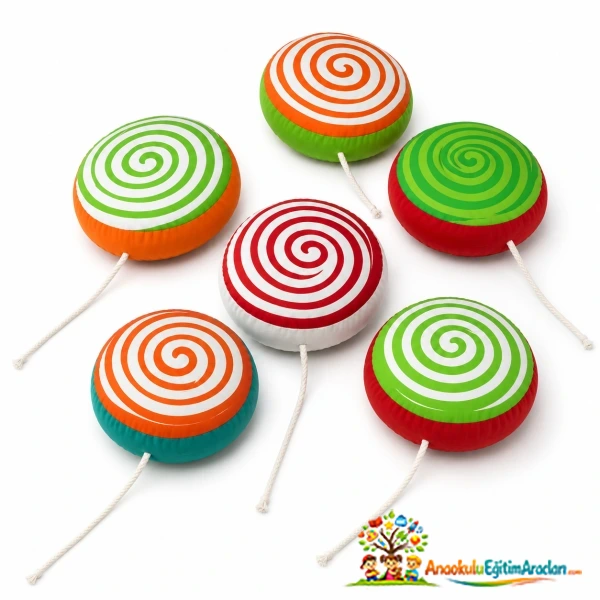 Lolipop Şekilli Oyun Minderi – Anaokulu ve Kreş İçin Su Geçirmez Çocuk Minderi