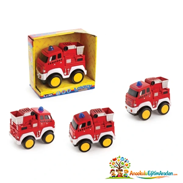 Lovely Vehicles İtfaiye Aracı – Dayanıklı Çocuk Oyuncak Aracı
