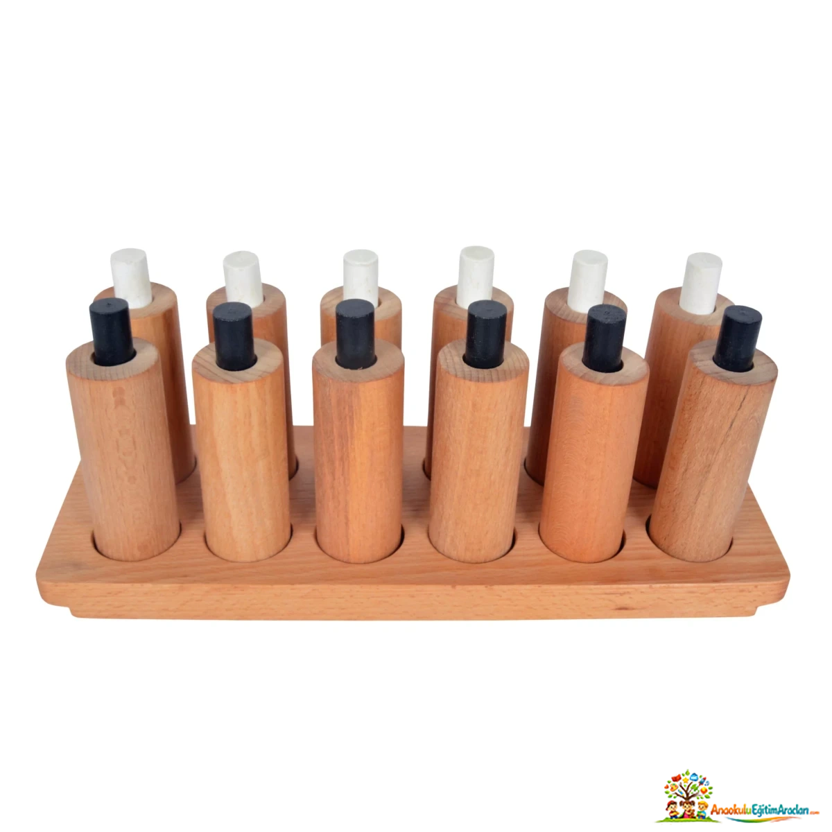 Montessori Basınç Tüpleri – Dokunsal Basınç Eşleştirme ve Duyu Seti MBT-639