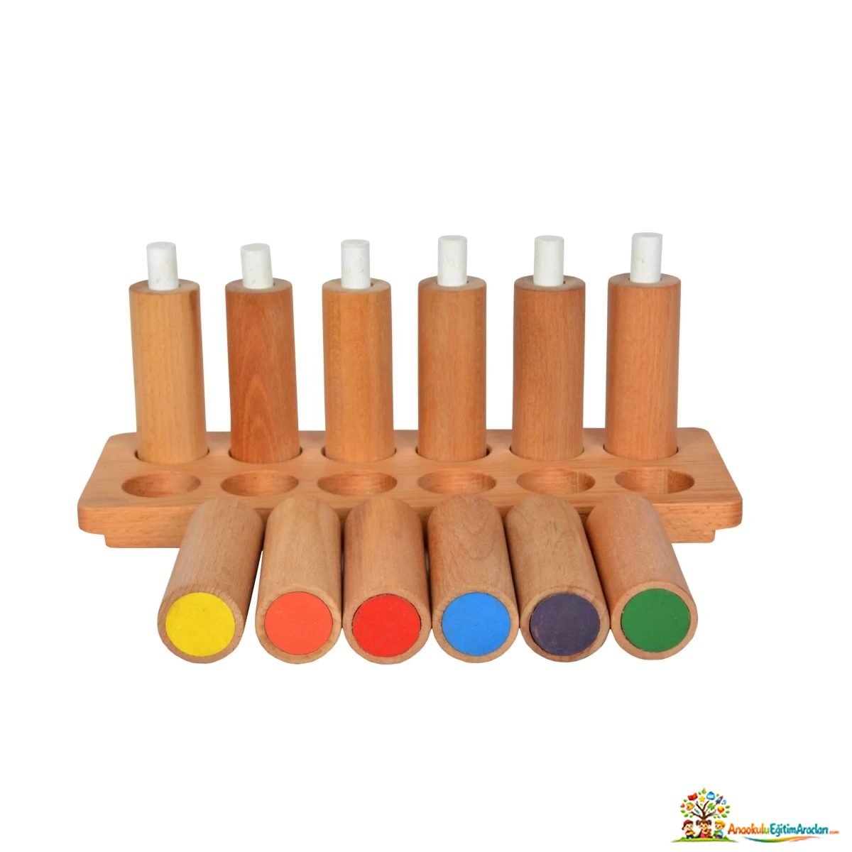 Montessori Basınç Tüpleri – Dokunsal Basınç Eşleştirme ve Duyu Seti MBT-639