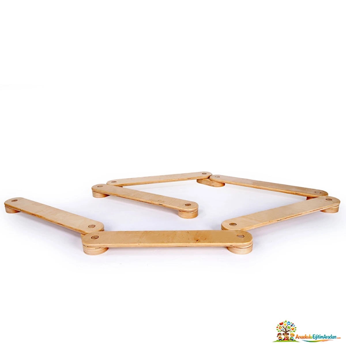 Montessori Denge Yolu 6 Etaplı – 3,6 Metre Denge ve Koordinasyon Parkuru MDY-719
