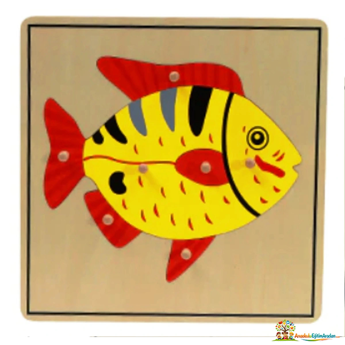 Montessori Hayvanlar 7’li Puzzle Seti – Zooloji ve Kozmik Eğitim Materyali HYP-618