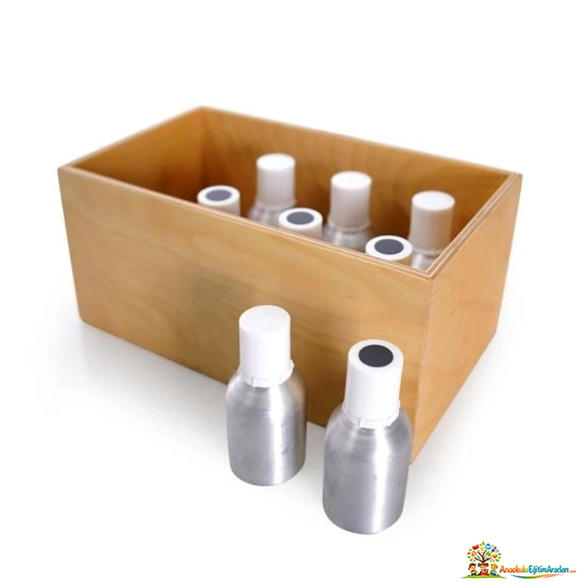 Montessori Duyu Isı Şişeleri – Thermic Bottles Sıcaklık Eşleştirme Seti MIS-642