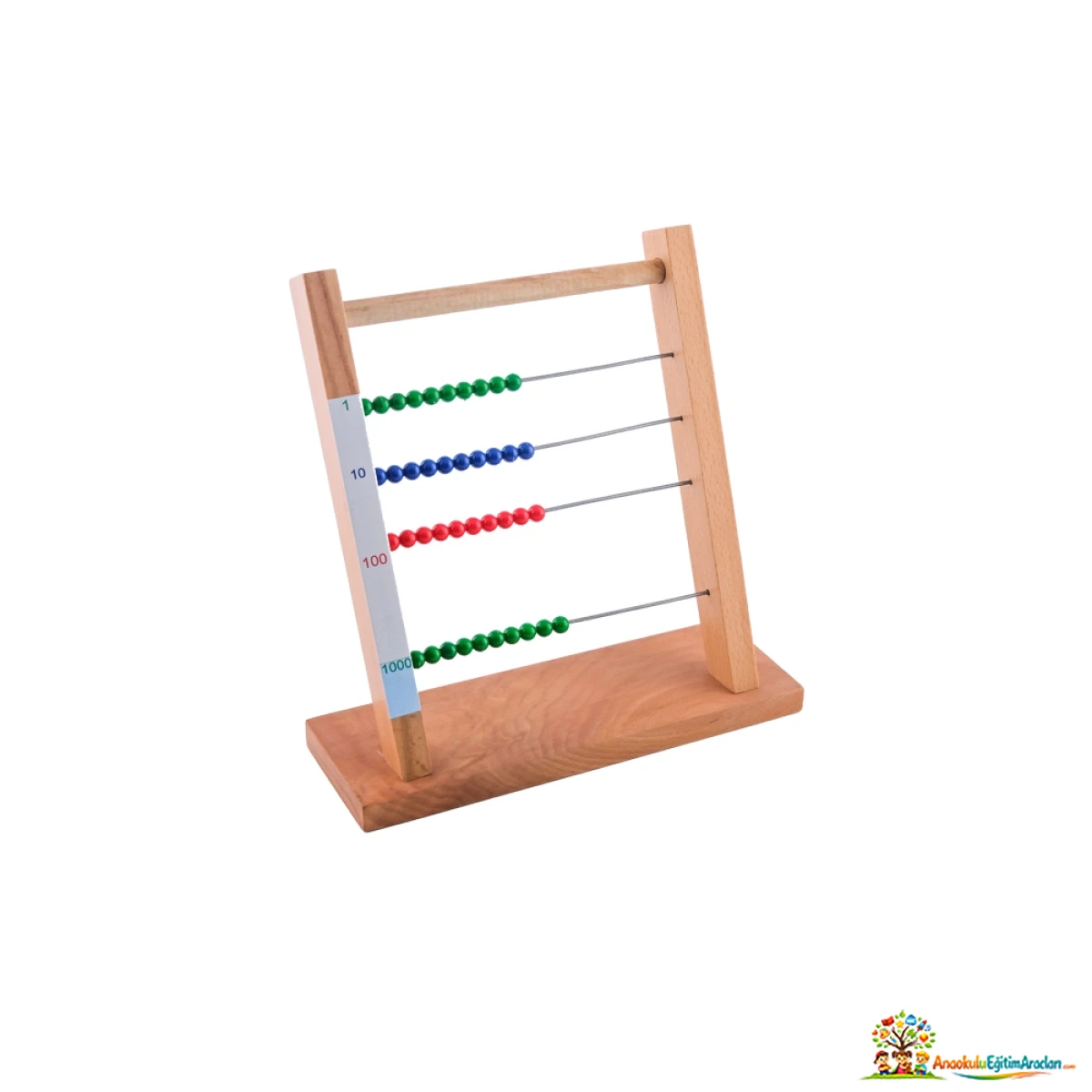 Montessori Küçük İşlem Çerçevesi Abaküs – Basamak Değeri Matematik Materyali KIC-729