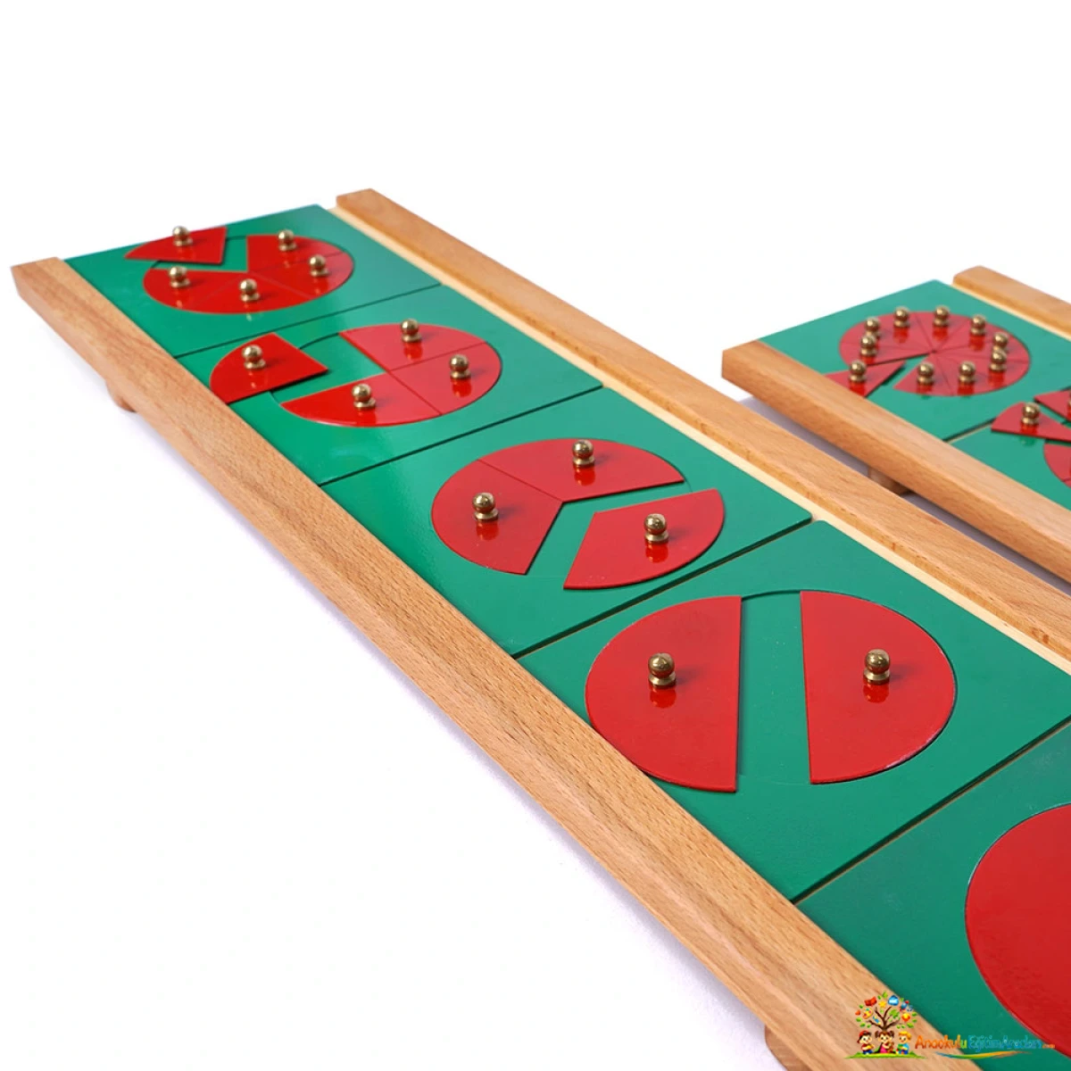 Montessori Metal Kesir Çerçeveleri – Parça Bütün ve Kesir Matematik Materyali MKF-926