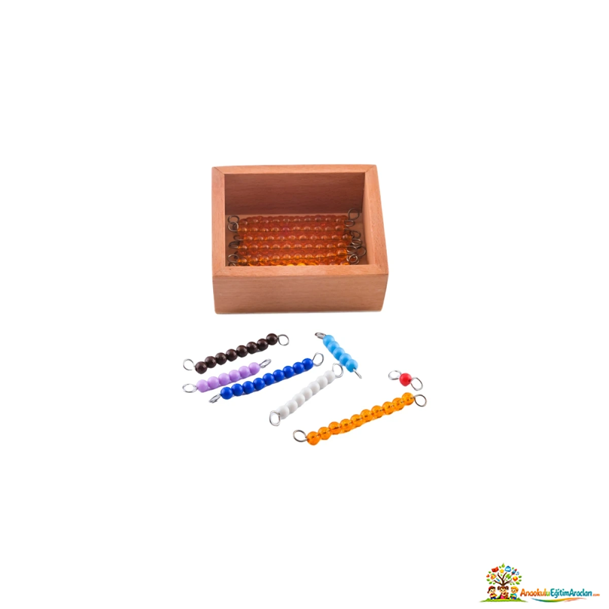 Montessori Seguin 20-29 Boncuk Takımı – Ahşap Kutulu Matematik Seti STB-728