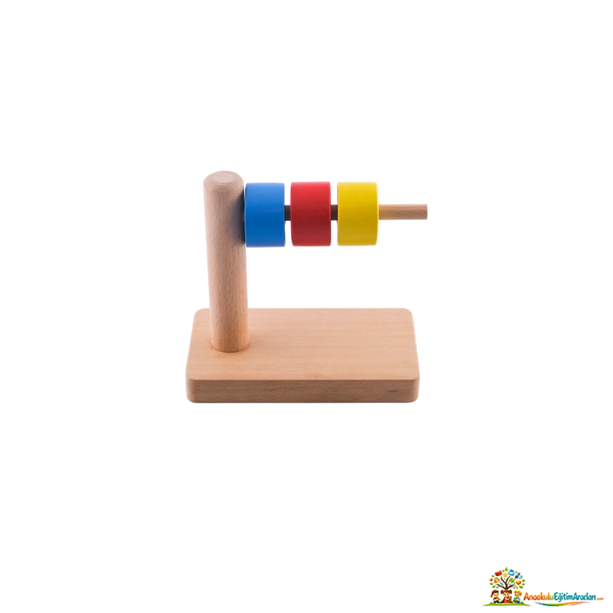 Montessori Toddler Yatay Halka Dizme – İnce Motor ve Koordinasyon Materyali THD-914