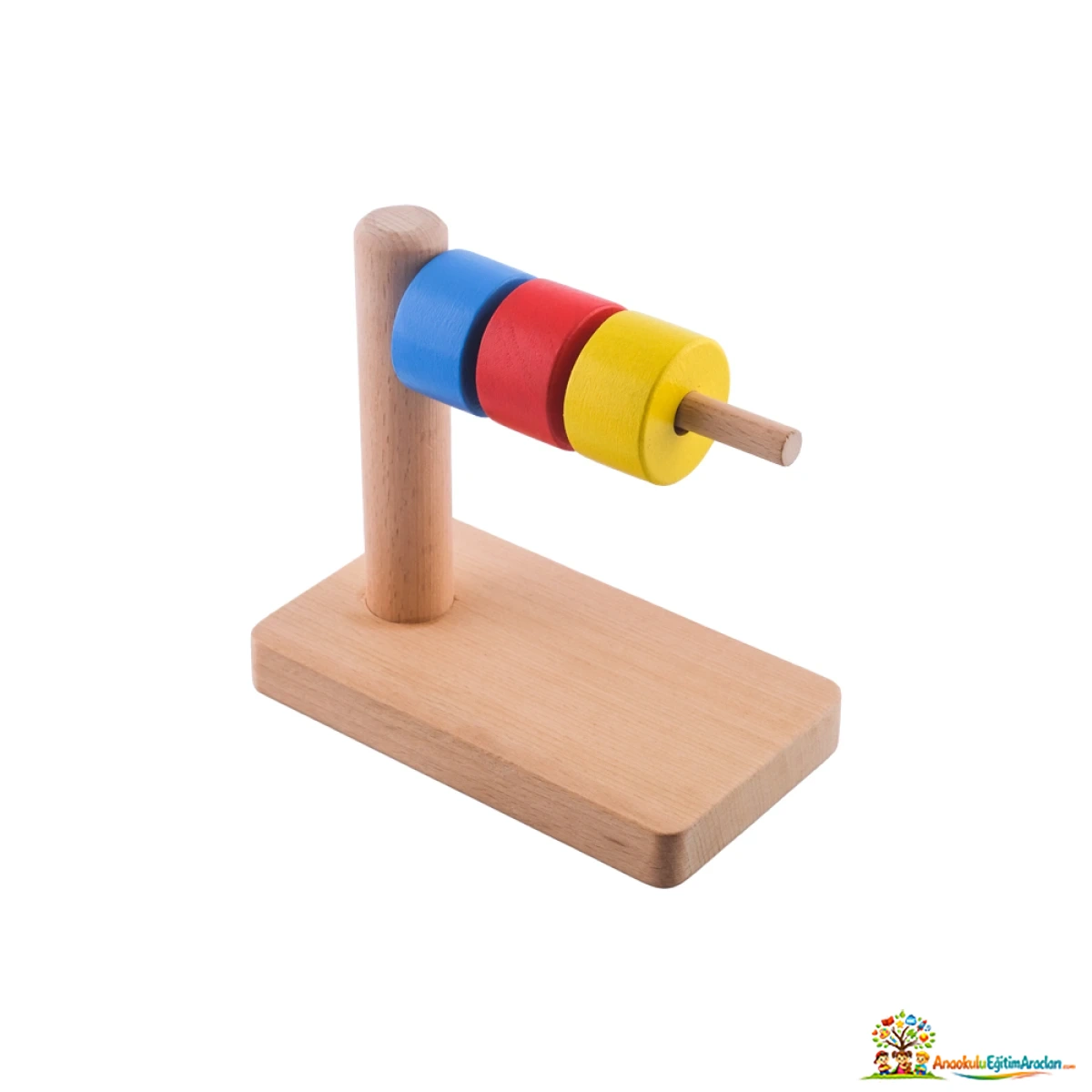Montessori Toddler Yatay Halka Dizme – İnce Motor ve Koordinasyon Materyali THD-914