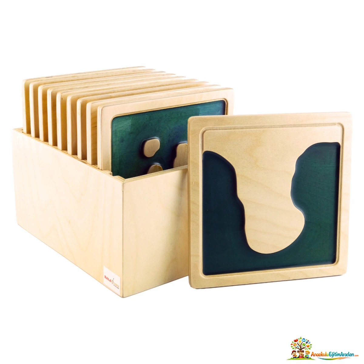 Montessori Coğrafi Oluşumlar Karalar ve Denizler Stantlı – Uygulamalı Coğrafya Materyali CGO-826