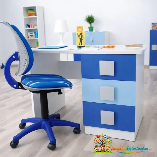Anaokulu Öğretmen Masası MDF Çekmeceli Ofis Masası