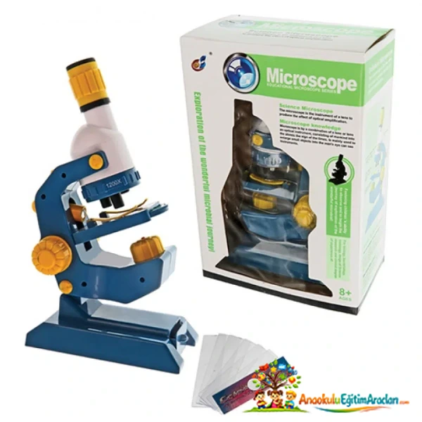 Çocuk Mikroskop Seti Eğitici Bilim Oyuncağı