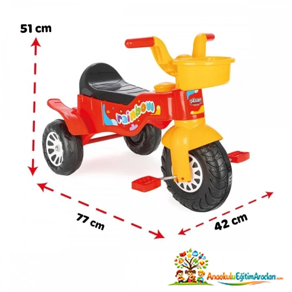 Çocuk Üç Tekerlekli Bisiklet Pedallı Oyuncak