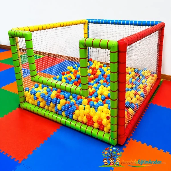 Soft Play Fileli Top Havuzu 160x160x100 cm