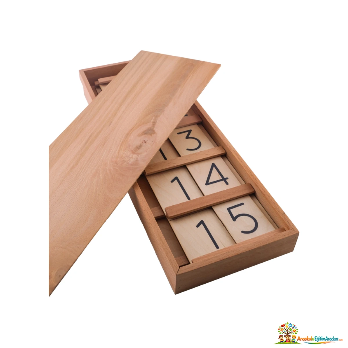Montessori Seguin 10-19 Ahşap – Onluk Sistem ve Sayı Oluşturma Materyali SGU-563