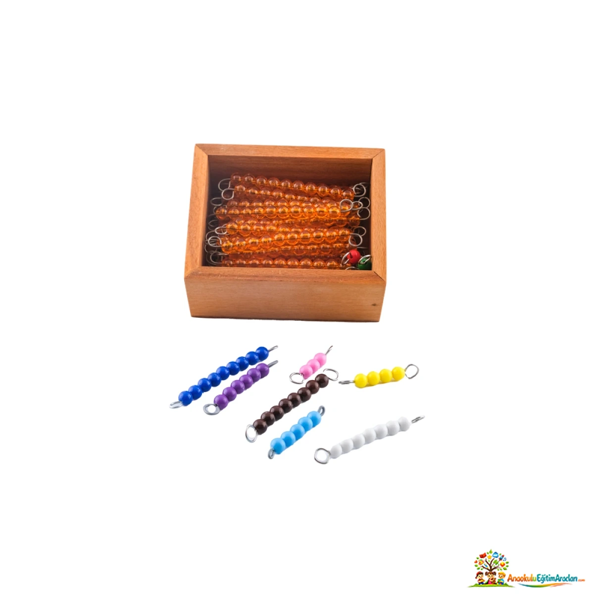 Montessori Seguin 10-19 Ahşap – Onluk Sistem ve Sayı Oluşturma Materyali SGU-563