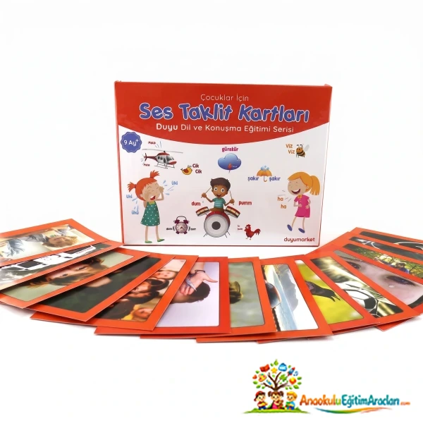 Ses Taklit Kartları 75 Kart – Dil ve Konuşma Eğitim Seti