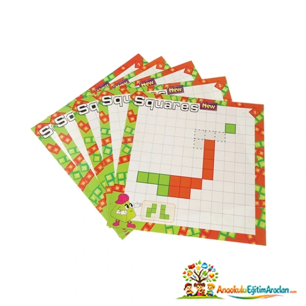 Squares New Strateji ve Şekil Oyunu 88 Parça – 6+ Yaş