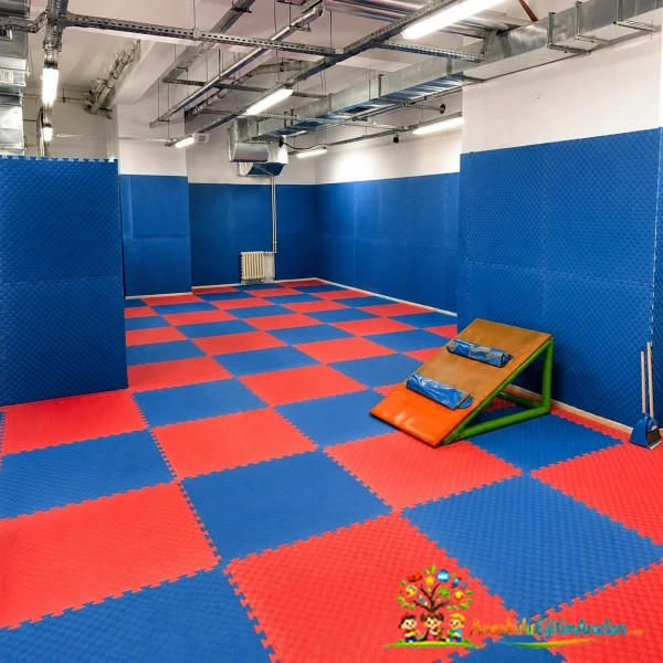 Anaokulu ve Kreş İçin 26 mm Darbe Önleyici Tatami Duvar Kaplama