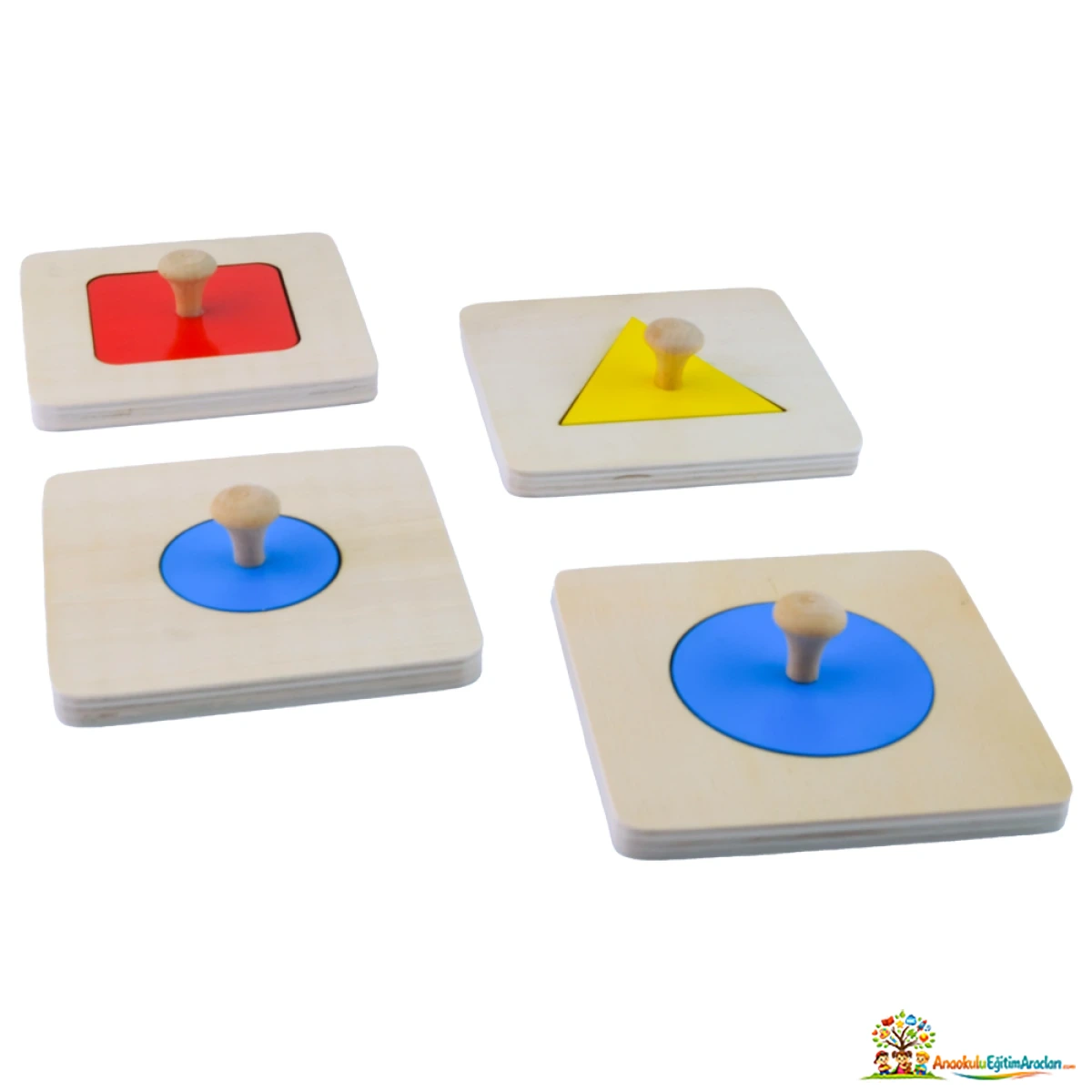 Montessori Tekli Puzzle Set – Erken Dönem Eşleştirme ve Yerleştirme Materyali TPS-539