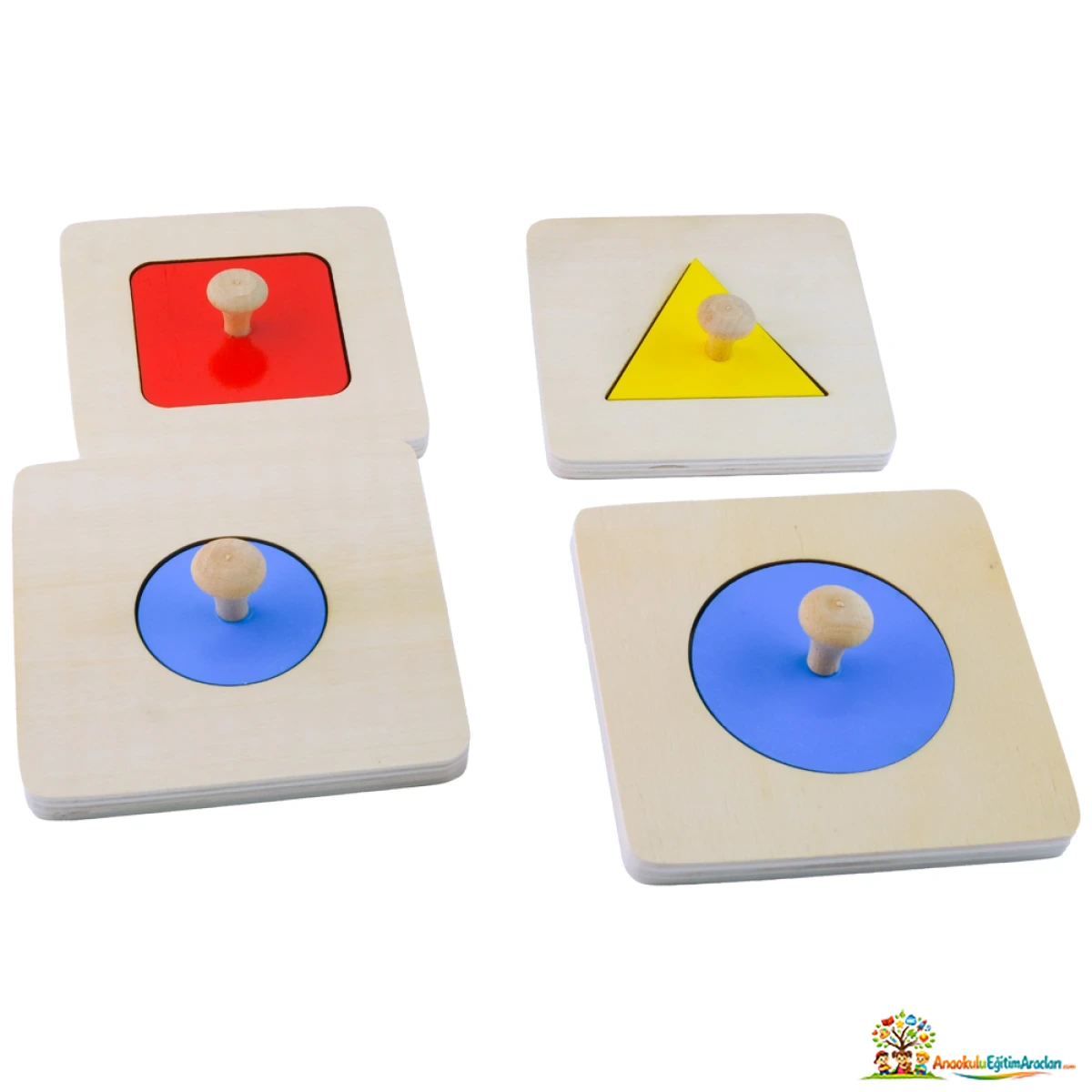 Montessori Tekli Puzzle Set – Erken Dönem Eşleştirme ve Yerleştirme Materyali TPS-539