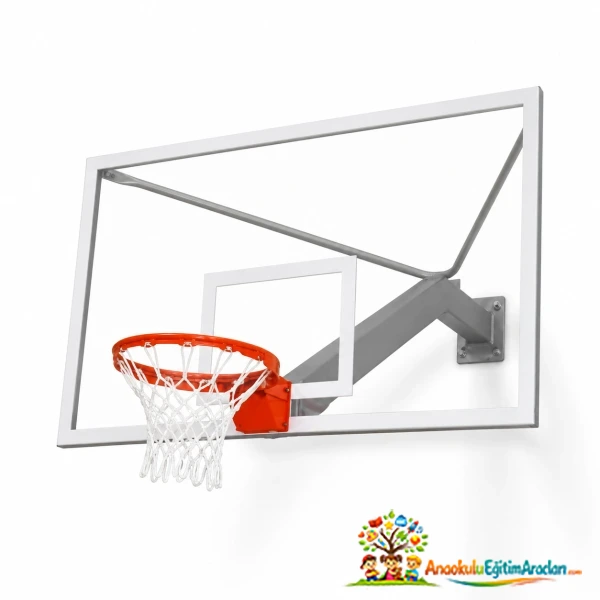 Duvara Monte Temperli Cam Basketbol Potası 105x180 cm – 10 mm Panya