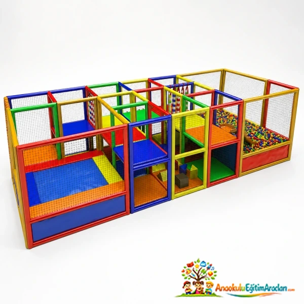 Kreş ve Anaokulu İçin Top Havuzu Trambolin Oyun Parkı 700x300 cm