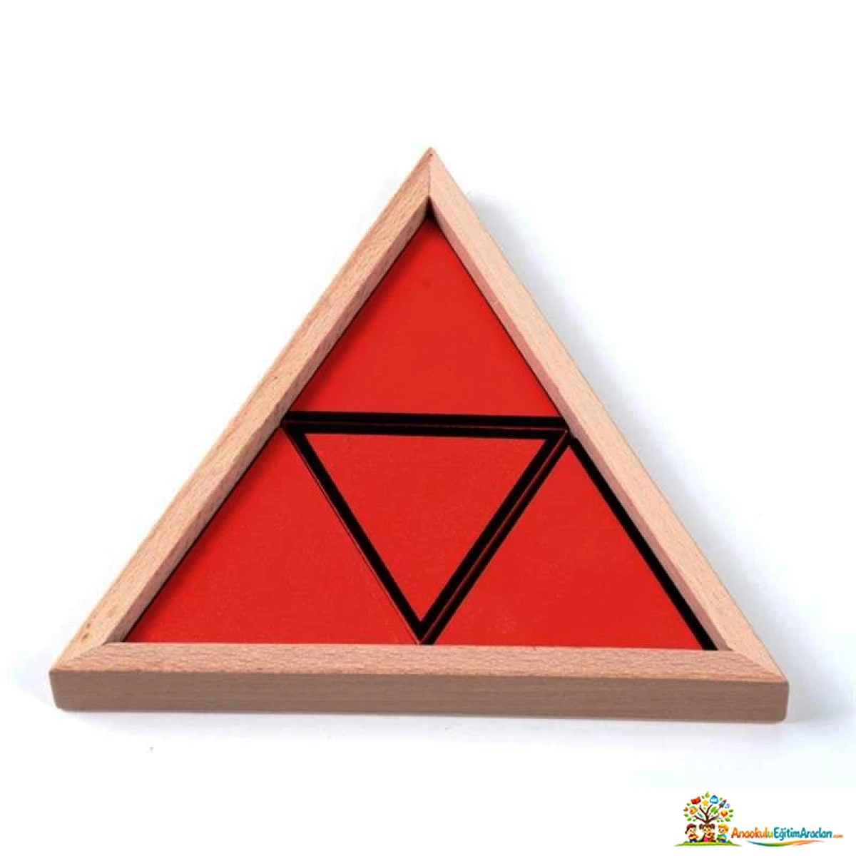 Montessori Yapıcı Üçgenler Set 3 – Geometrik Şekil Oluşturma Materyali YUT-583