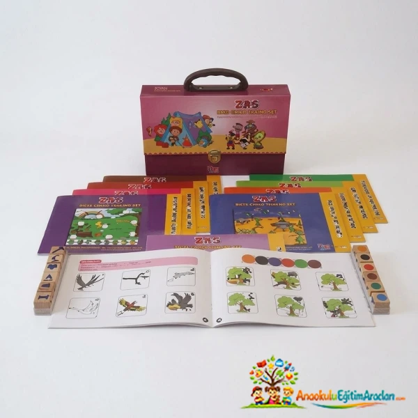 Zihin Aktivasyonu 10 Kitap + 6 Kontrol Küpü – Zeka ve Dikkat Eğitim Seti